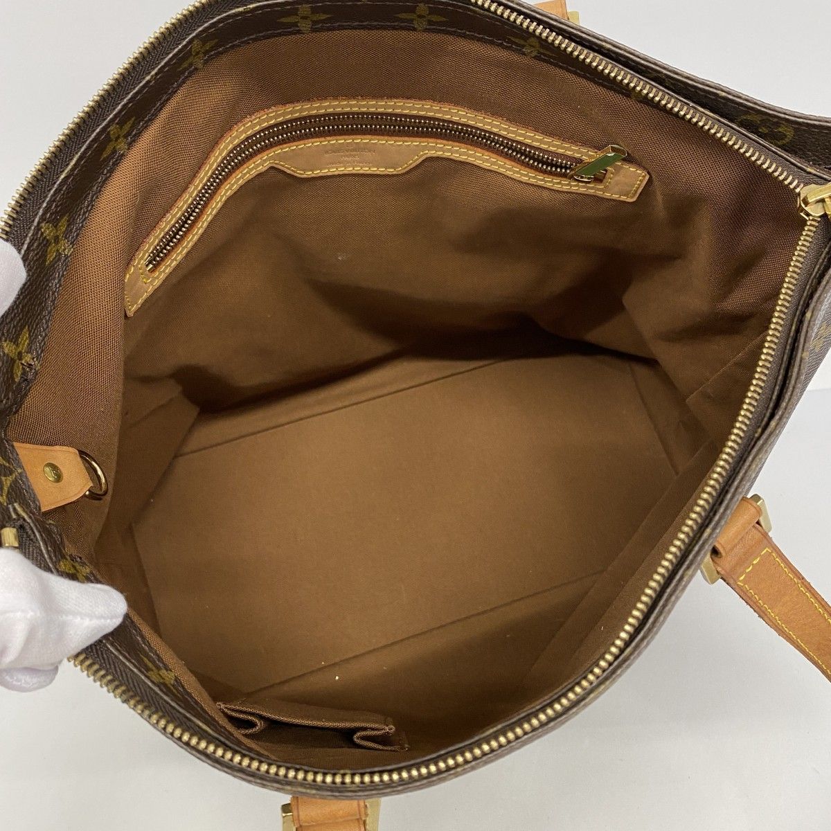 Louis Vuitton Tote Monogram Cabas Mezzo Brown — view 4