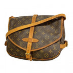 Louis Vuitton Shoulder Bag Monogram Saumur 30 Brown