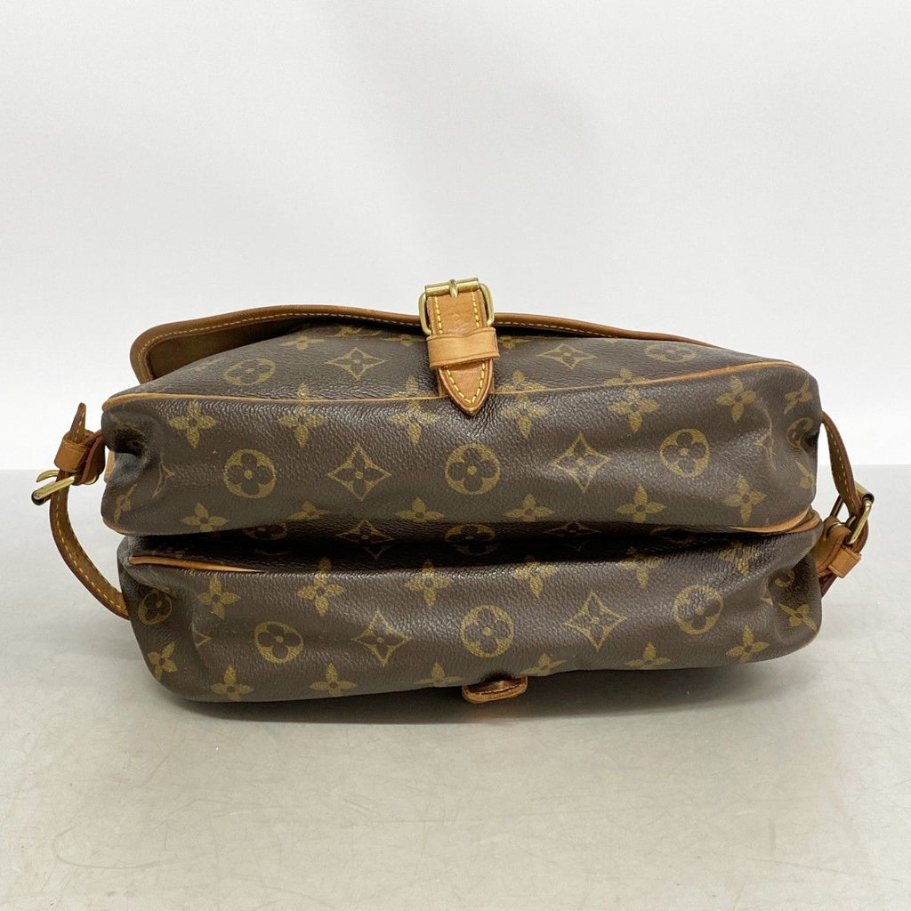 Louis Vuitton Shoulder Bag Monogram Saumur 30 Brown — view 3