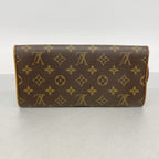 Louis Vuitton Shoulder Bag Monogram Pochette Twin GM Brown — view 9