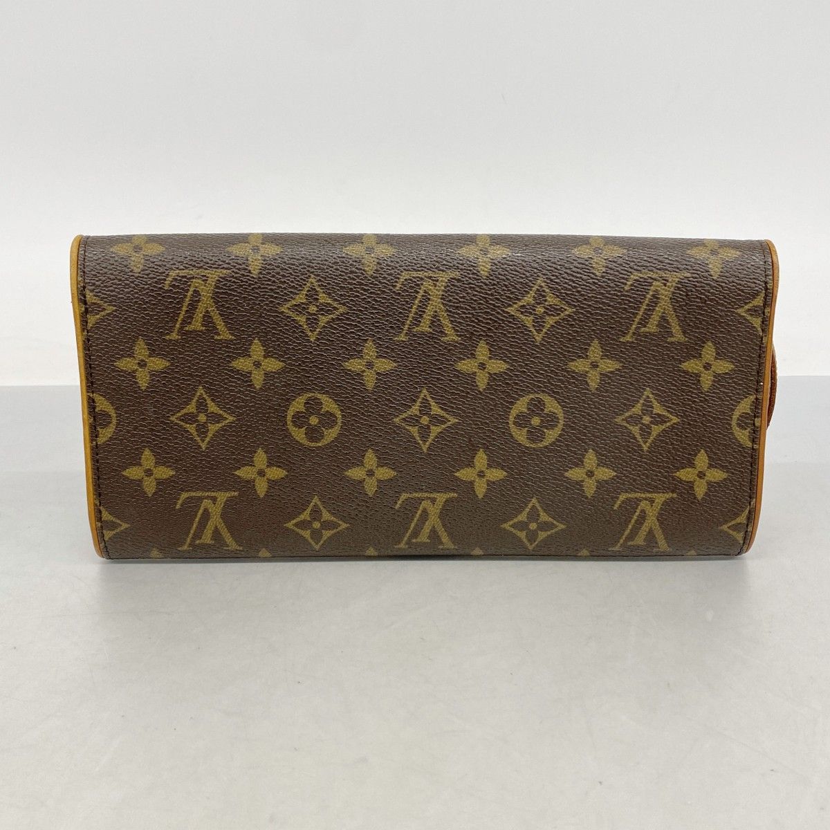 Louis Vuitton Shoulder Bag Monogram Pochette Twin GM Brown — view 9