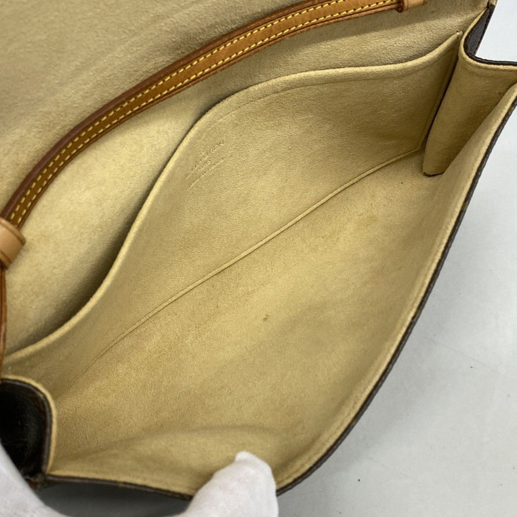 Louis Vuitton Shoulder Bag Monogram Pochette Twin GM Brown — view 4