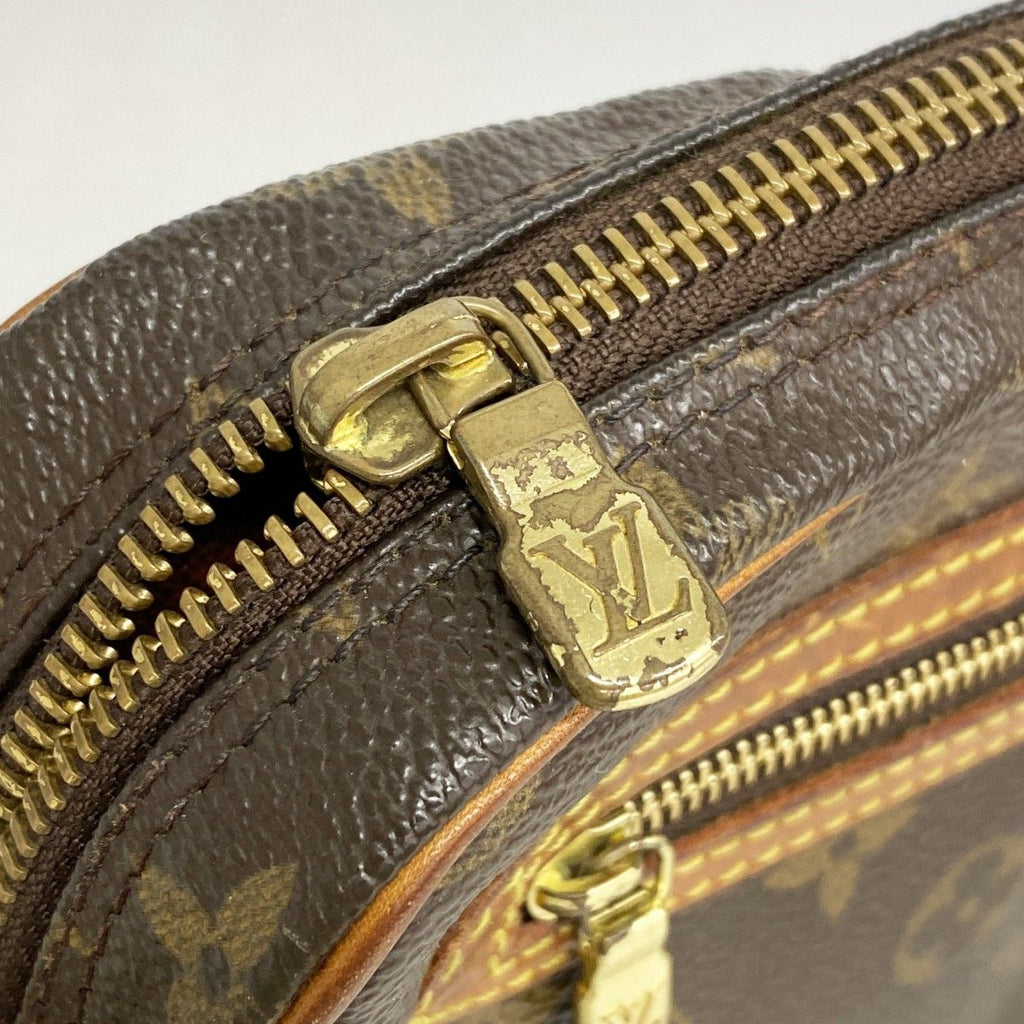 Louis Vuitton Clutch Monogram Marly Dragonne GM Brown — view 8