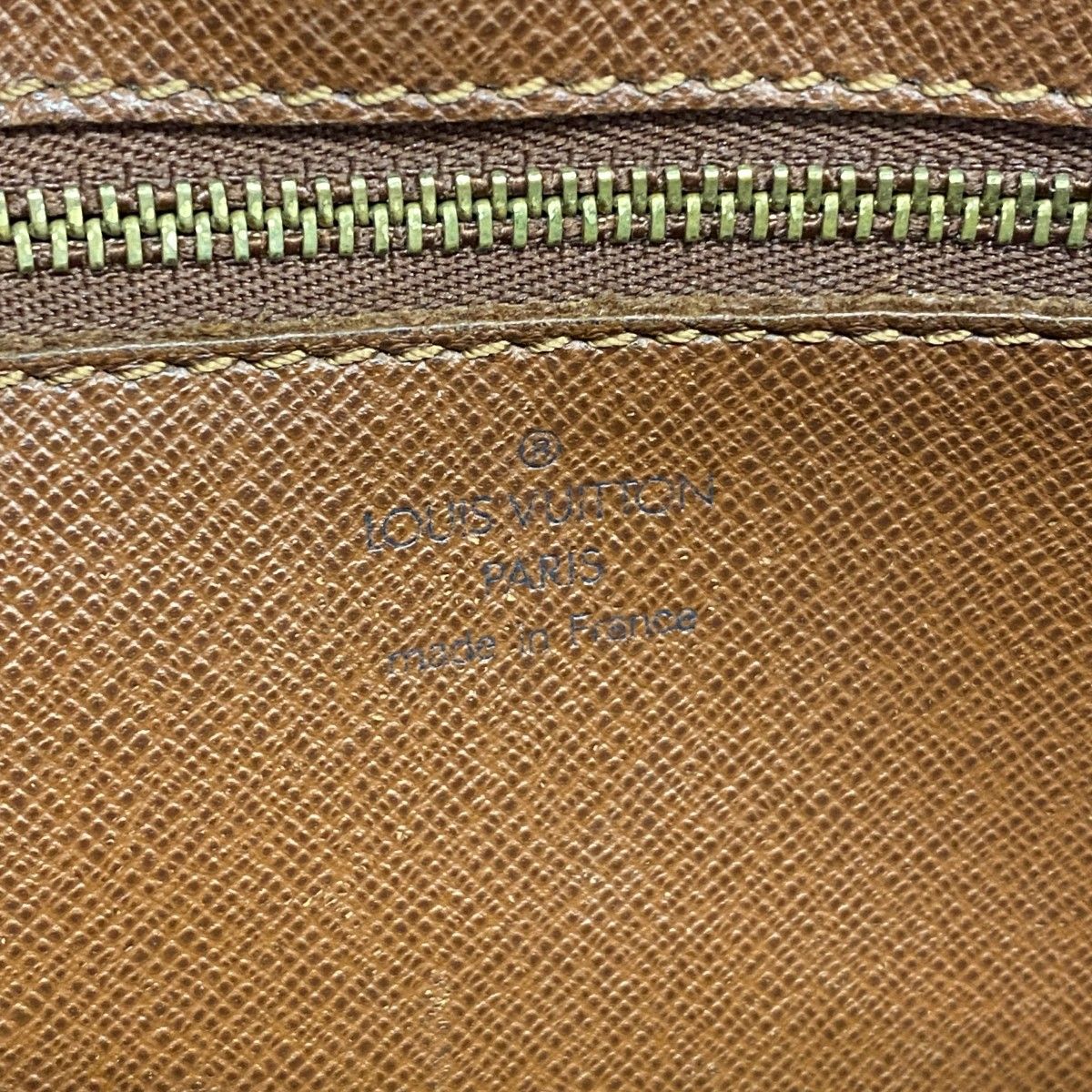 Louis Vuitton Clutch Monogram Marly Dragonne GM Brown — view 5