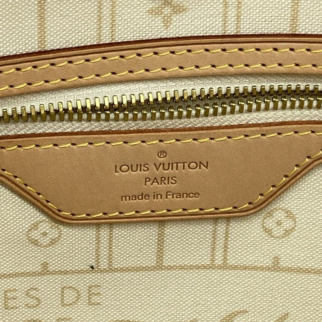 Louis Vuitton Tote Damier Azur Neverfull MM White — view 5