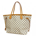 Louis Vuitton Tote Damier Azur Neverfull MM White