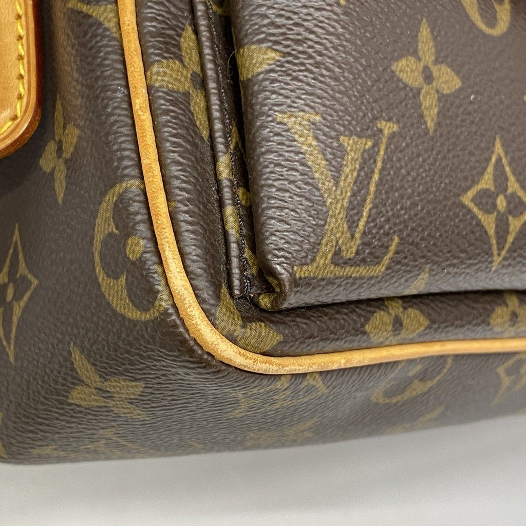 Louis Vuitton Shoulder Bag Monogram Viva Cite MM Brown — view 6