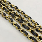 Chanel Shoulder Bag Diana Lambskin Black Gold — view 9