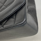 Chanel Shoulder Bag Diana Lambskin Black Gold — view 8