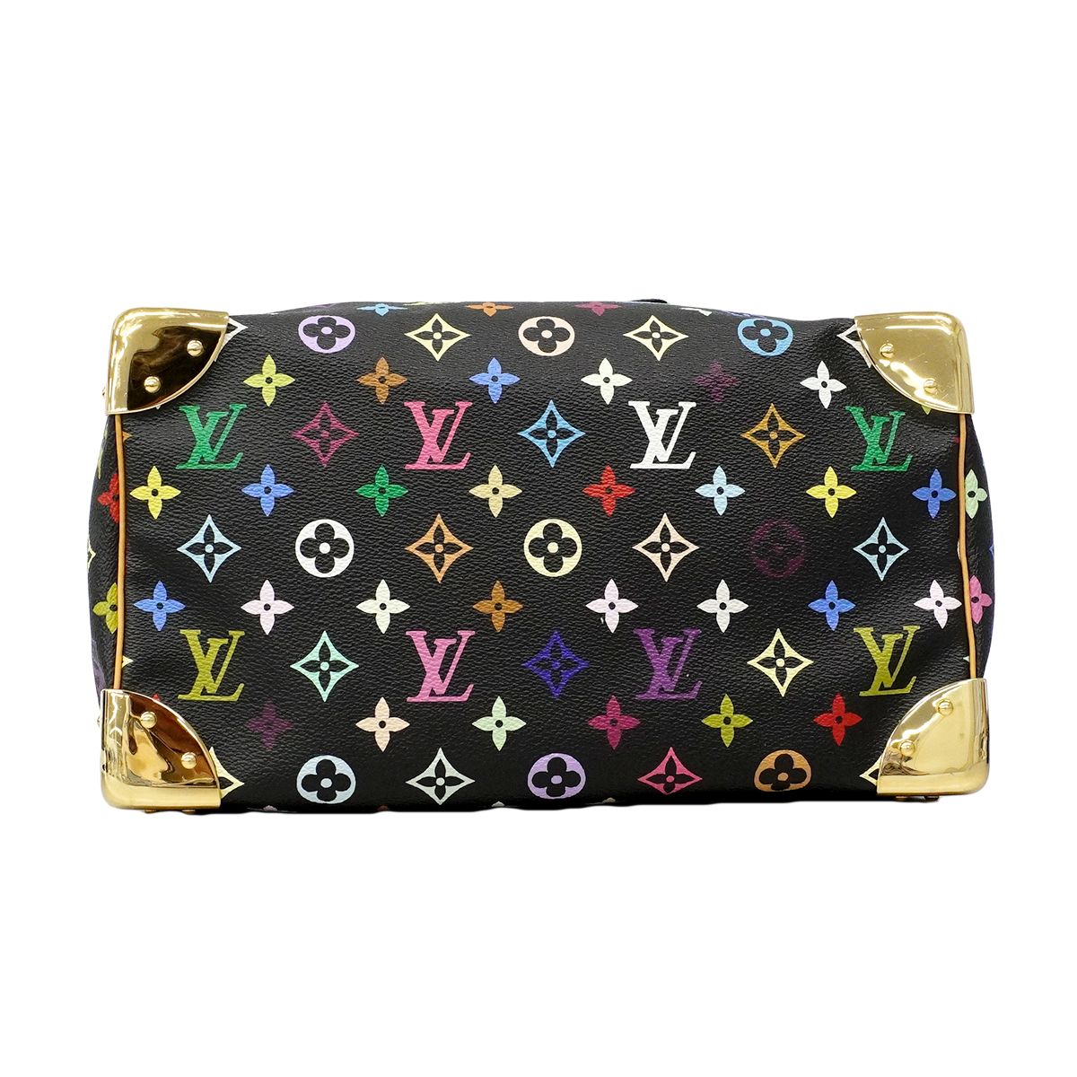 Louis Vuitton Handbag Monogram Multicolor Speedy 30 Noir — view 3