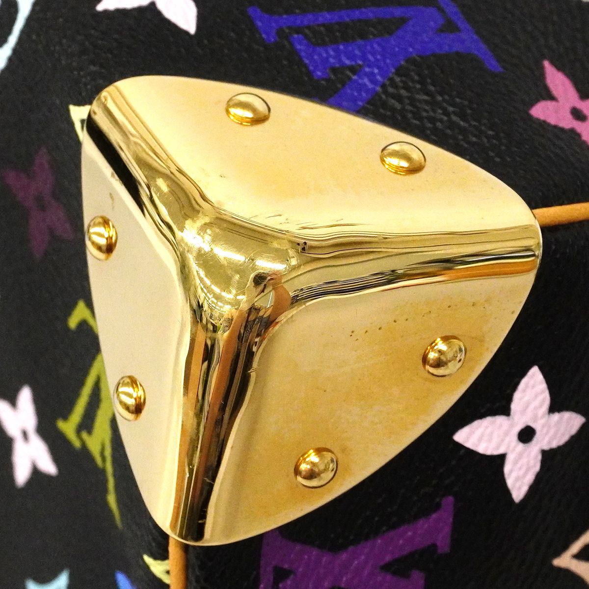Louis Vuitton Handbag Monogram Multicolor Speedy 30 Noir — view 6
