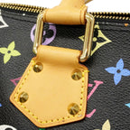 Louis Vuitton Handbag Monogram Multicolor Speedy 30 Noir — view 8