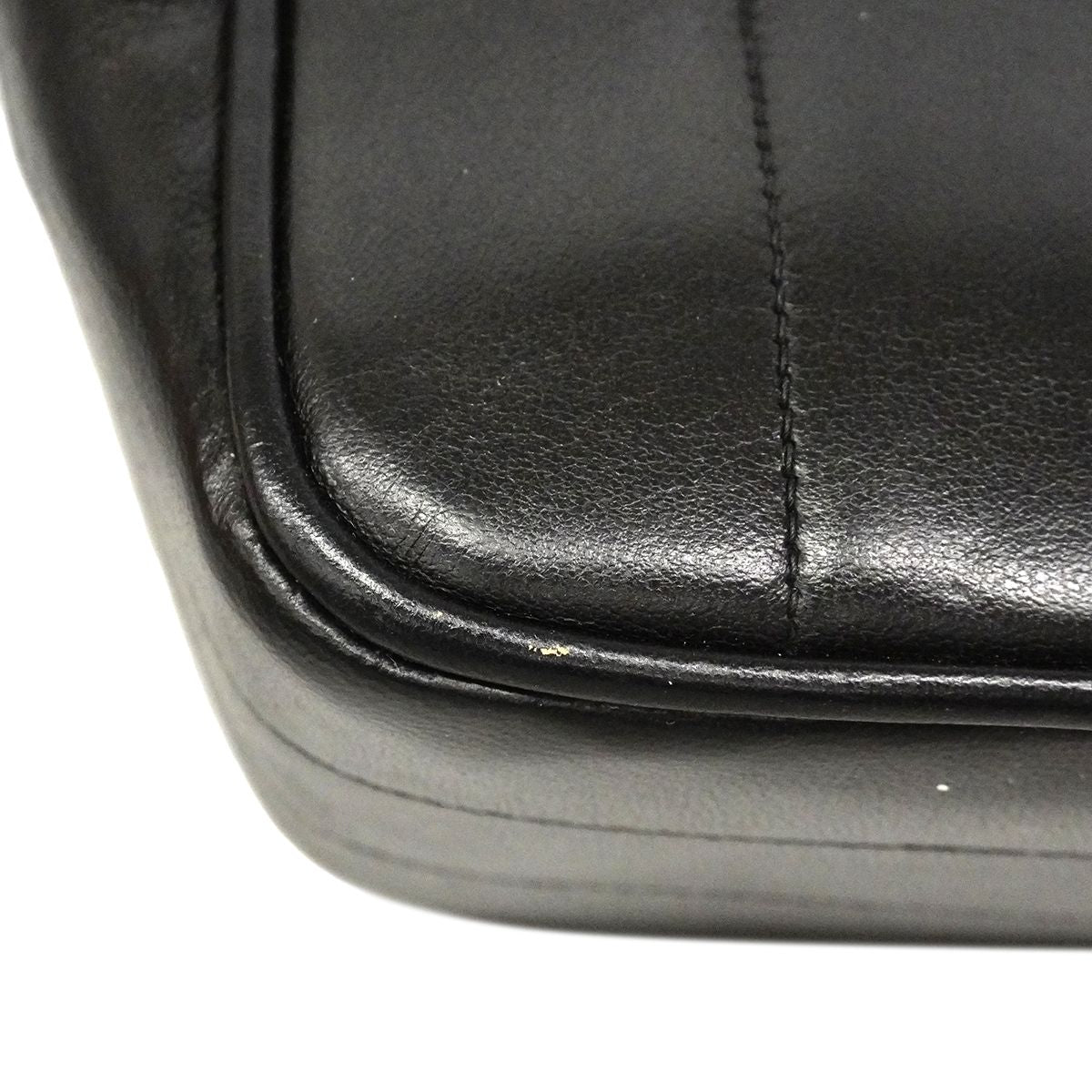 Chanel Handbag Mademoiselle Lambskin Black Gold — view 6