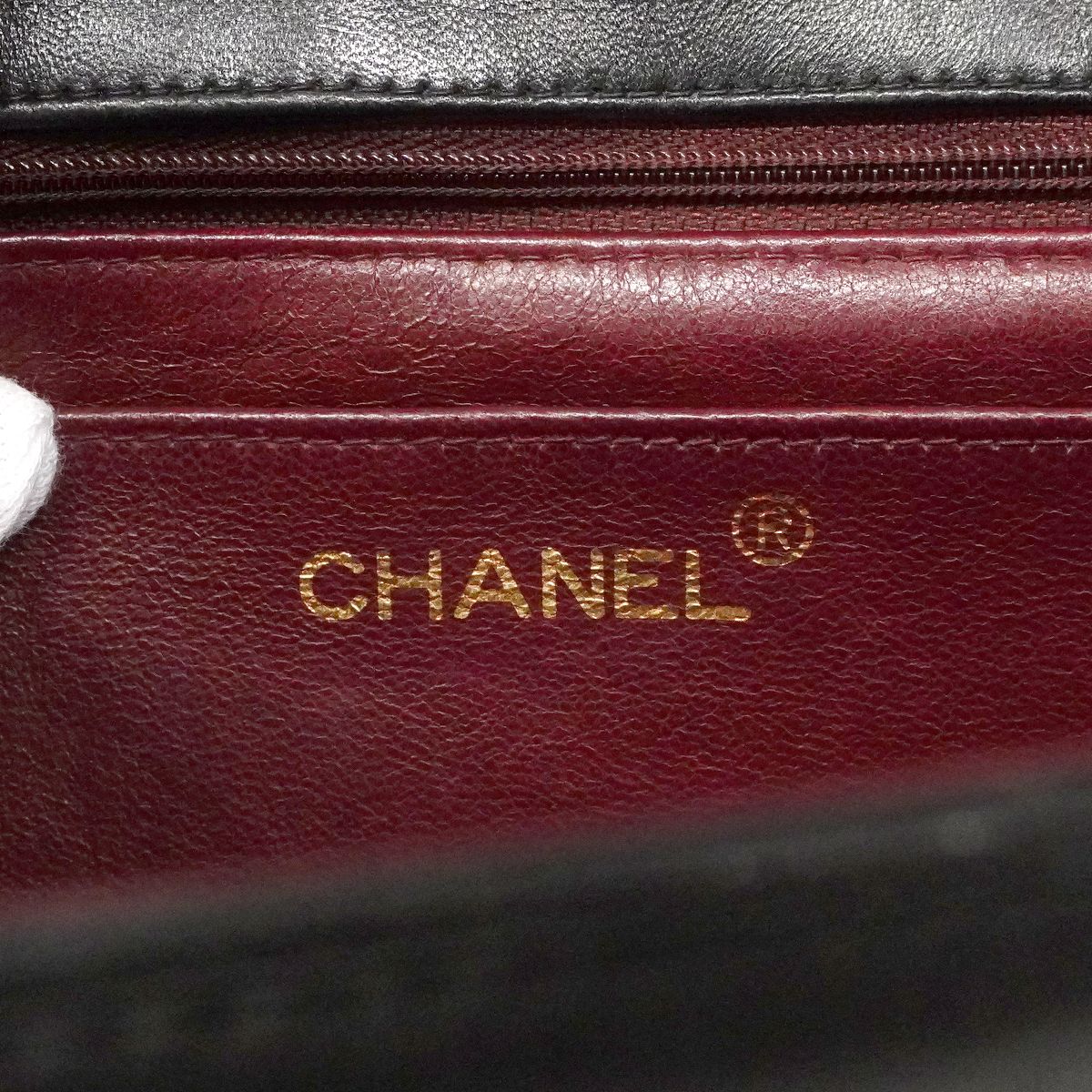 Chanel Handbag Mademoiselle Lambskin Black Gold — view 5