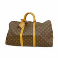 Louis Vuitton Boston Bag Monogram Keepall 50 Brown