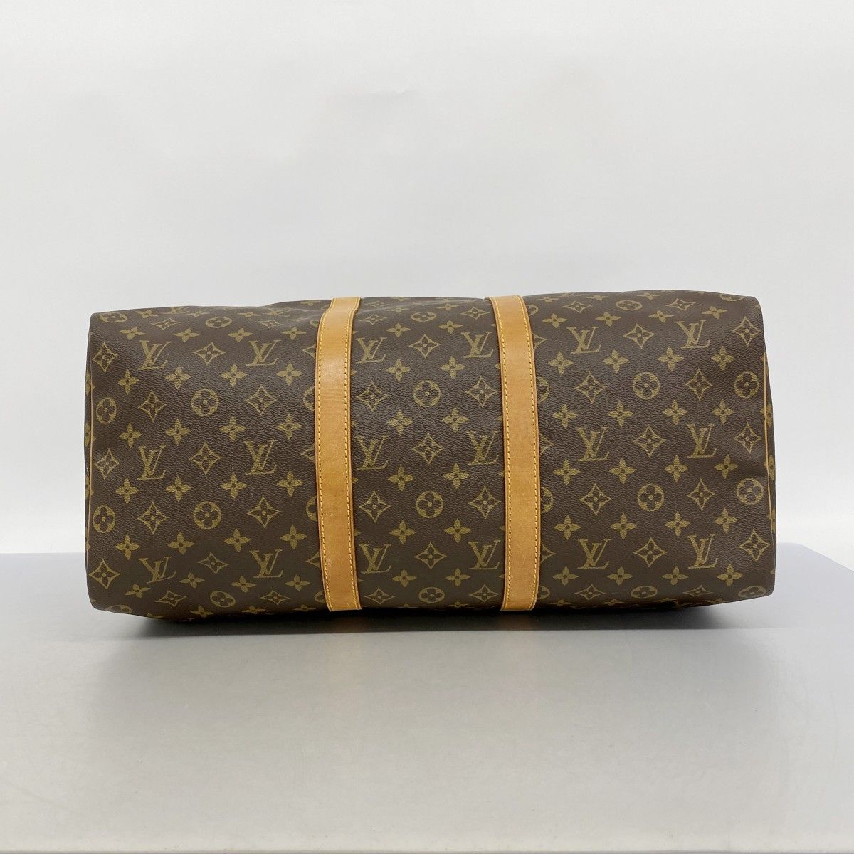 Louis Vuitton Boston Bag Monogram Keepall 50 Brown — view 3