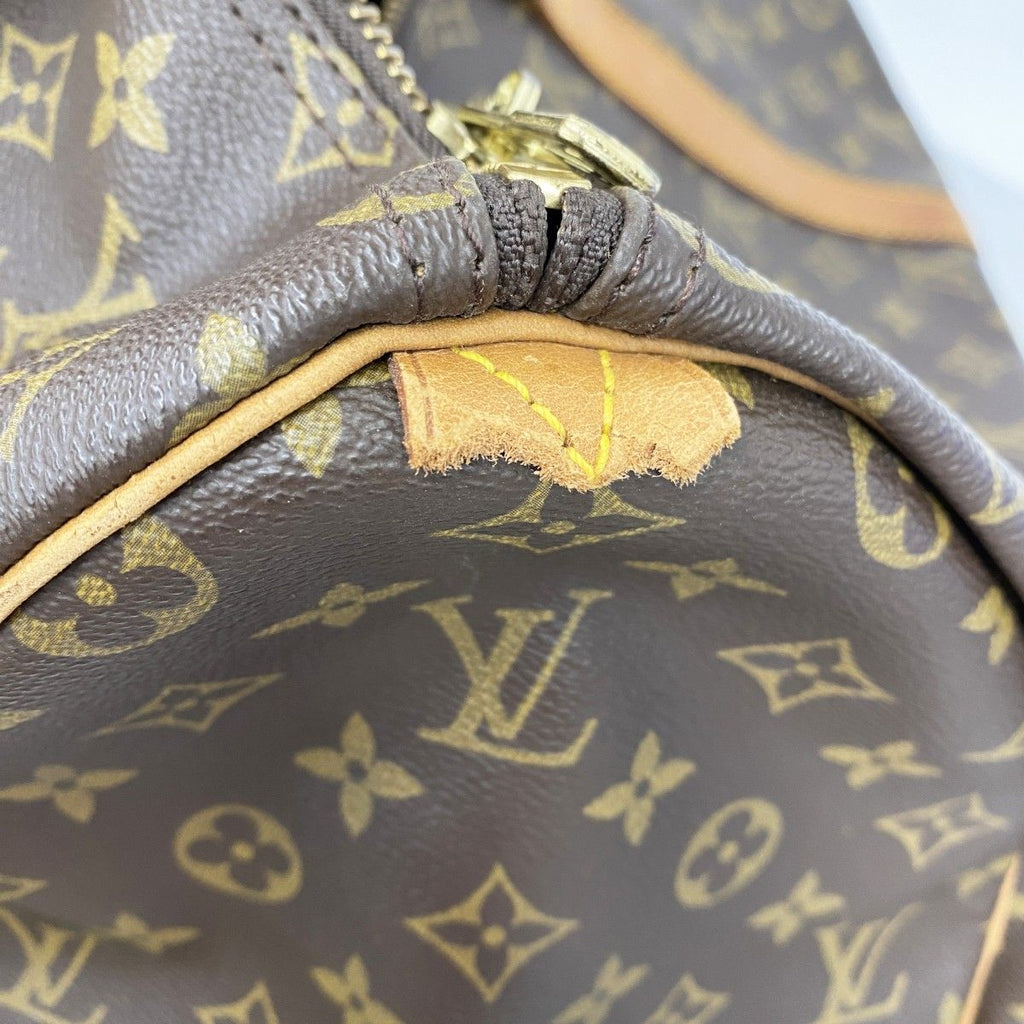 Louis Vuitton Boston Bag Monogram Keepall 50 Brown — view 6