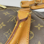 Louis Vuitton Boston Bag Monogram Keepall Bandouliere 50 Brown — view 7