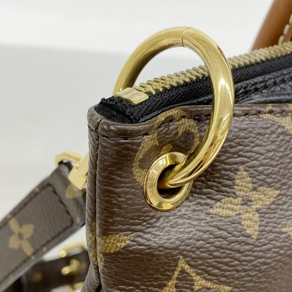 Louis Vuitton Handbag Monogram Pallas Noir 2-Way — view 7