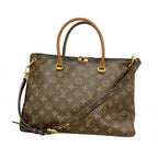 Louis Vuitton Handbag Monogram Pallas Noir 2-Way