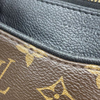 Louis Vuitton Handbag Monogram Pallas Noir 2-Way — view 8