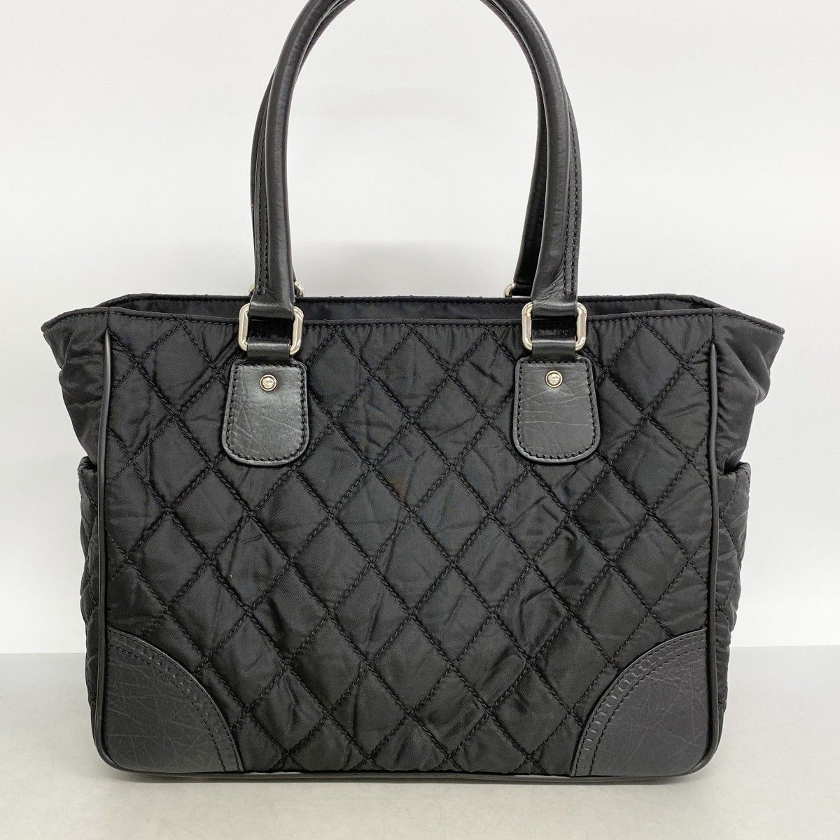 Chanel Tote Paris New York Nylon Black Silver — view 9