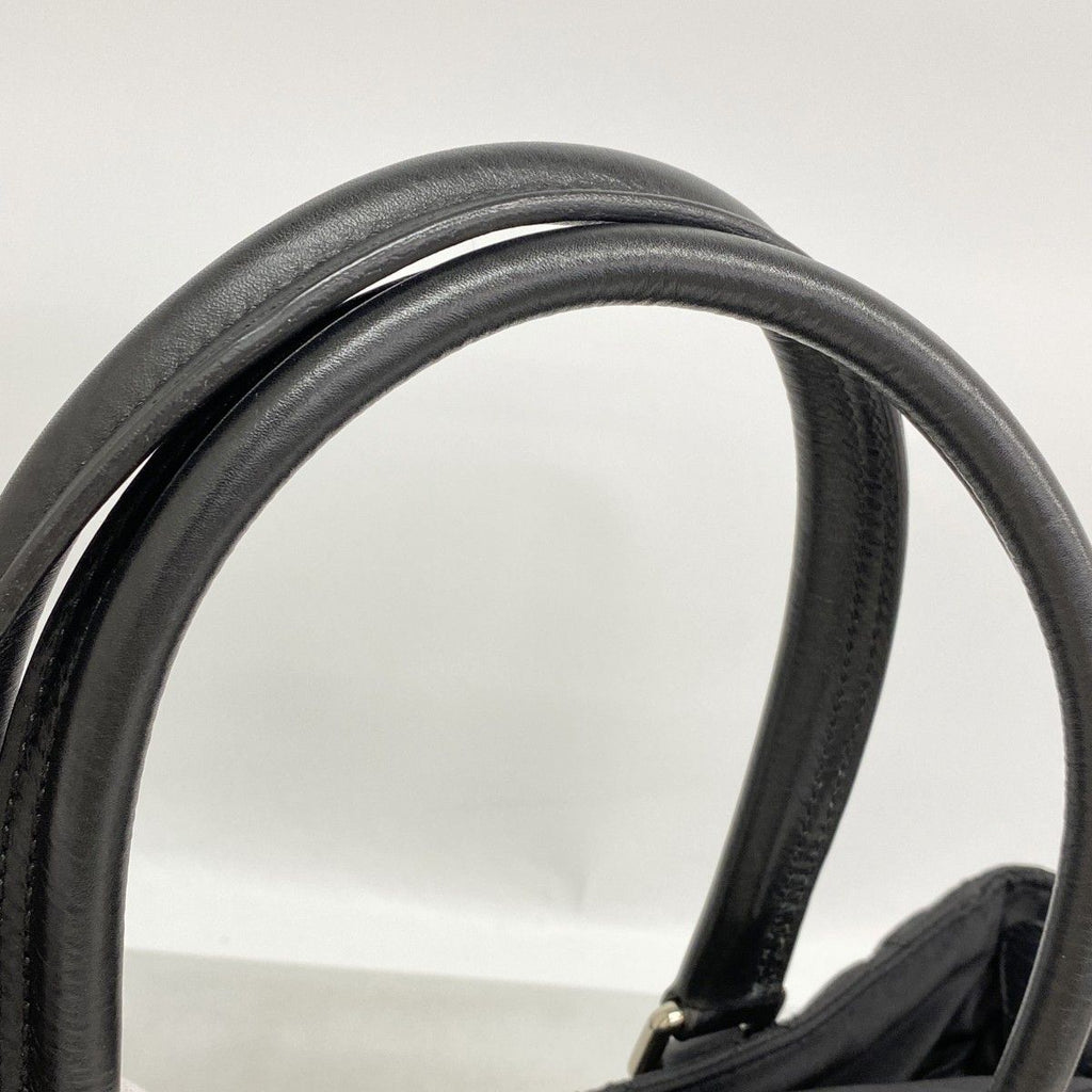 Chanel Tote Paris New York Nylon Black Silver — view 8