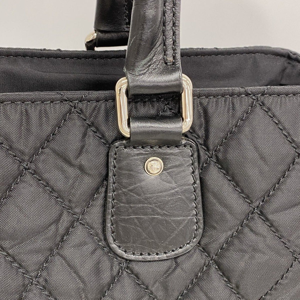 Chanel Tote Paris New York Nylon Black Silver — view 7