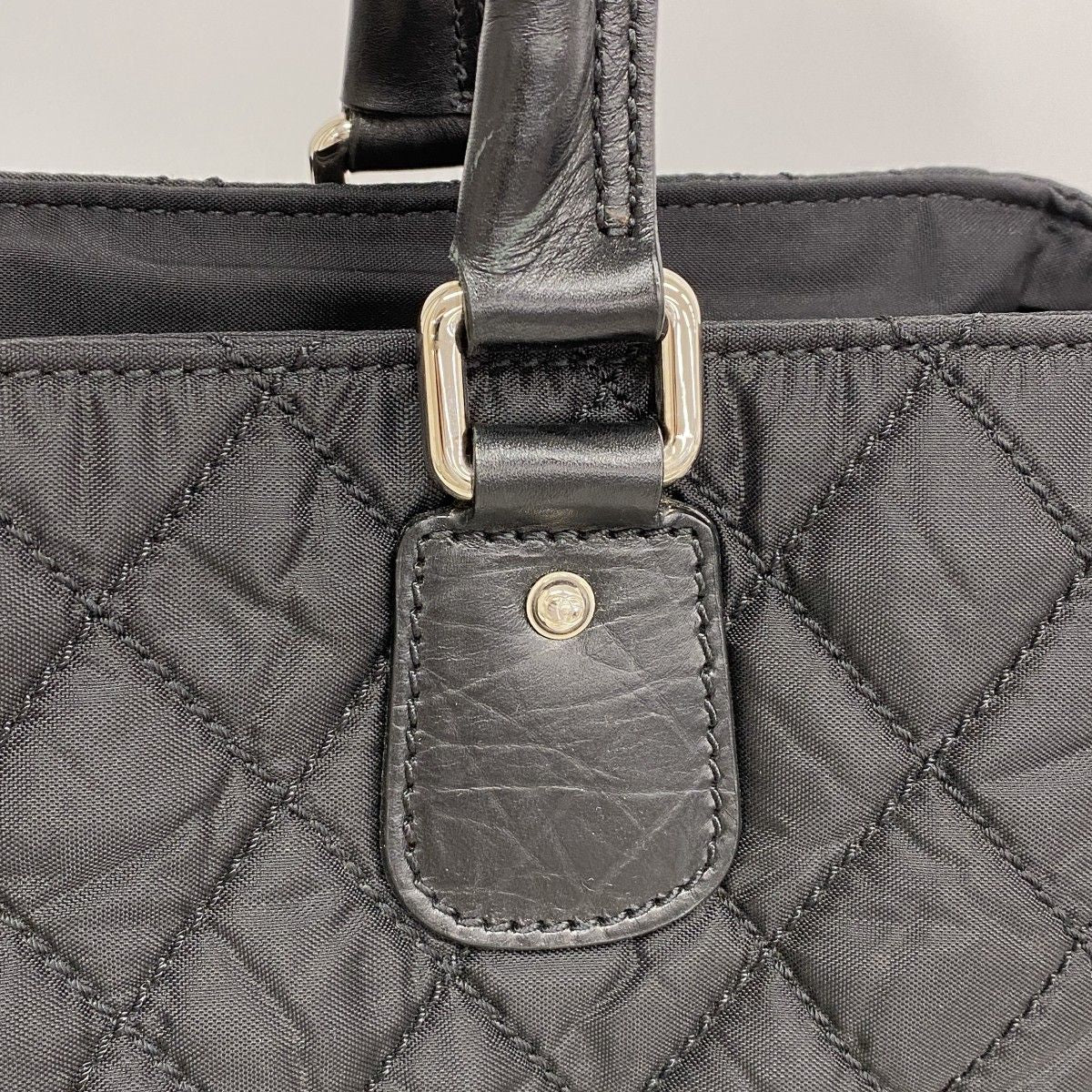 Chanel Tote Paris New York Nylon Black Silver — view 7