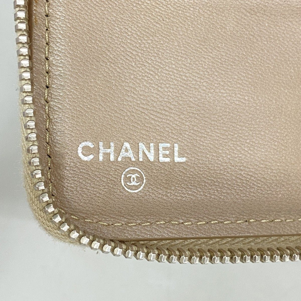 Chanel Wallet Quilted Lambskin Black Silver — view 4
