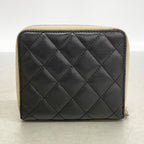 Chanel Wallet Quilted Lambskin Black Silver — view 9