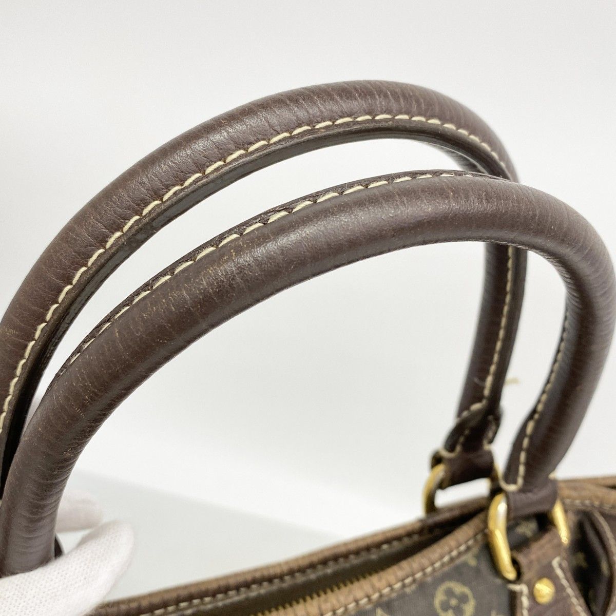 Louis Vuitton Handbag Monogram Mini Lin Besace Angele Ebene 2-Way — view 9
