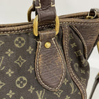 Louis Vuitton Handbag Monogram Mini Lin Besace Angele Ebene 2-Way — view 7