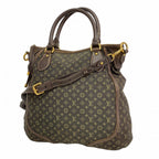 Louis Vuitton Handbag Monogram Mini Lin Besace Angele Ebene 2-Way