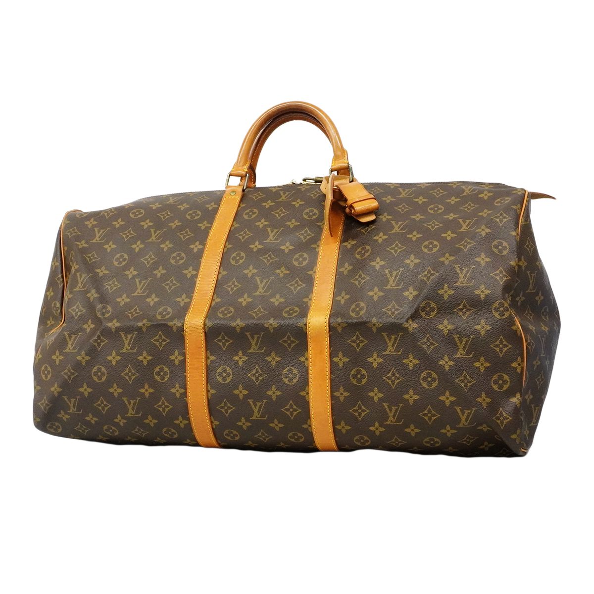 Louis Vuitton Boston Bag Monogram Keepall 60 Brown