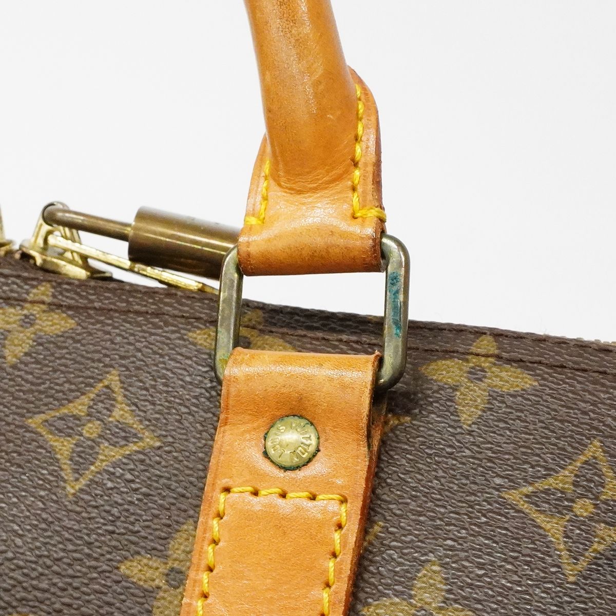 Louis Vuitton Boston Bag Monogram Keepall 60 Brown — view 9