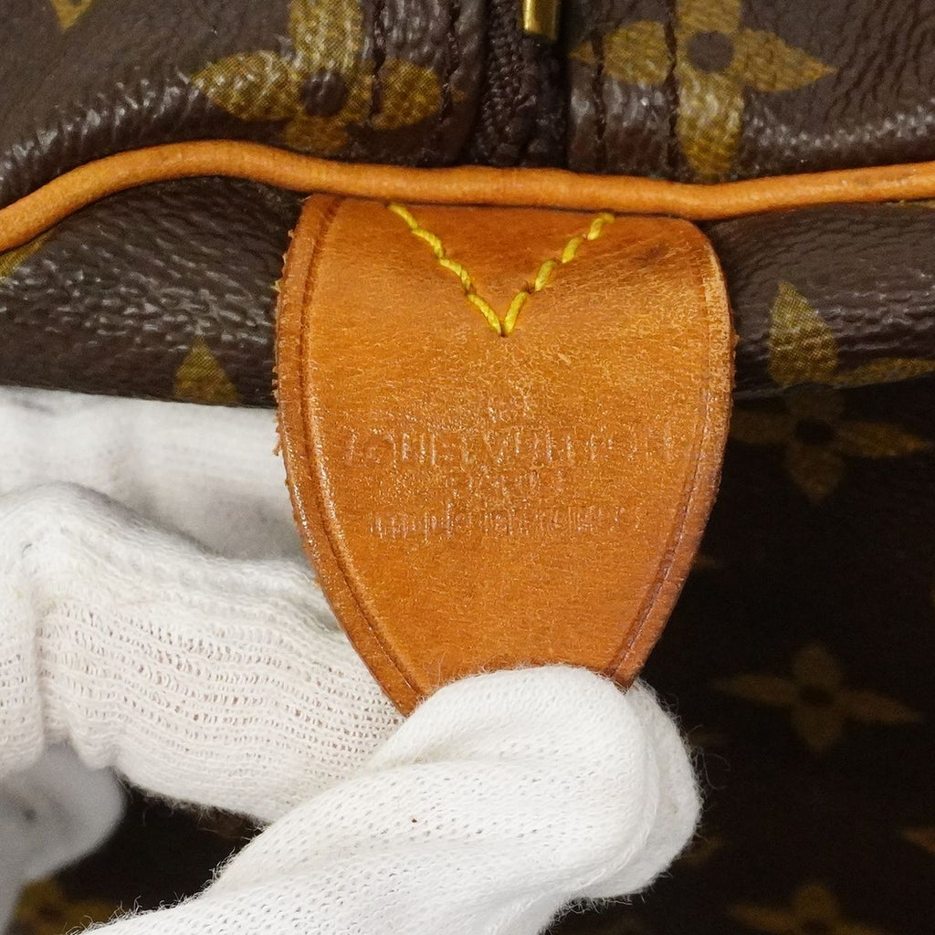 Louis Vuitton Boston Bag Monogram Keepall 60 Brown — view 5