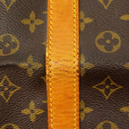 Louis Vuitton Boston Bag Monogram Keepall 60 Brown — view 7