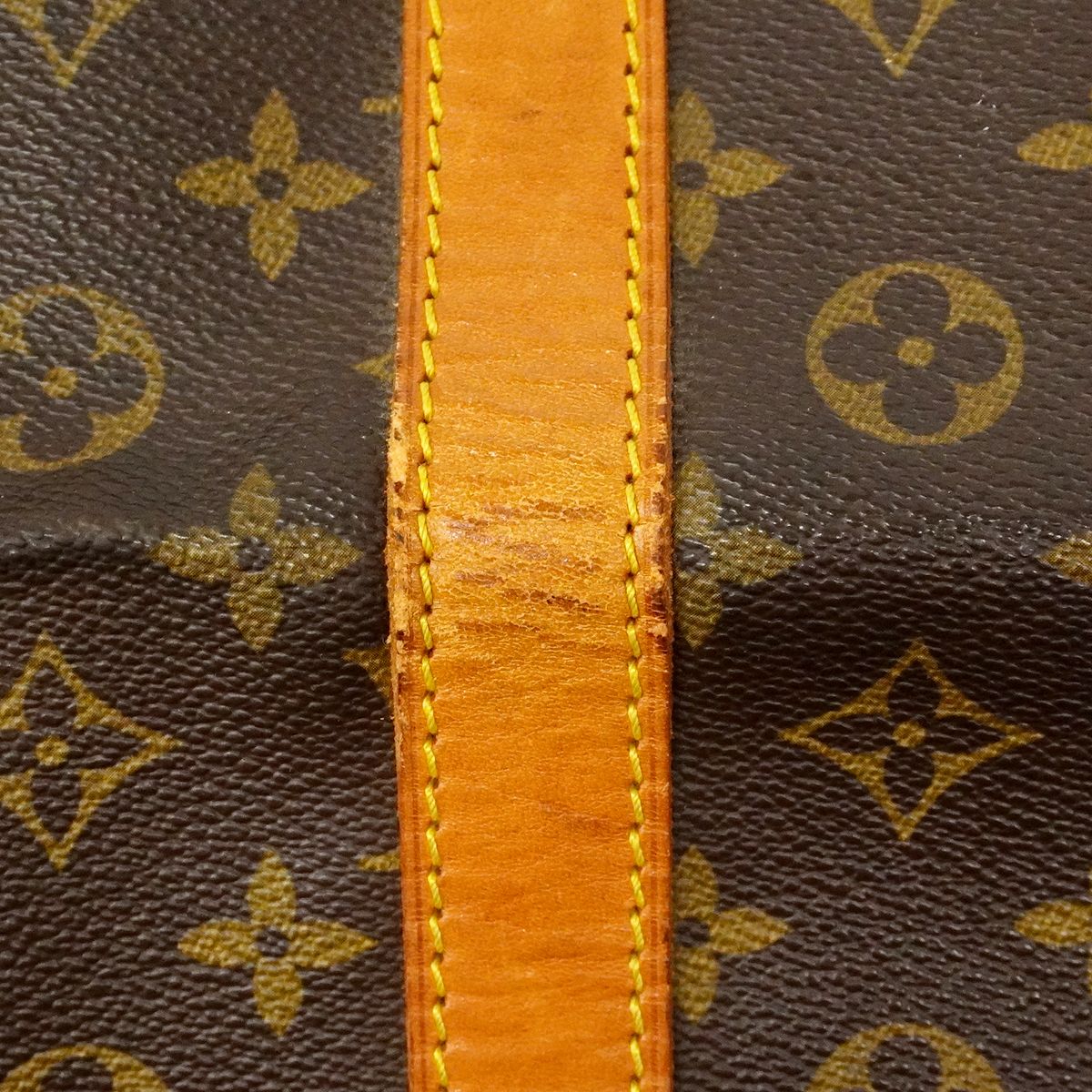 Louis Vuitton Boston Bag Monogram Keepall 60 Brown — view 7