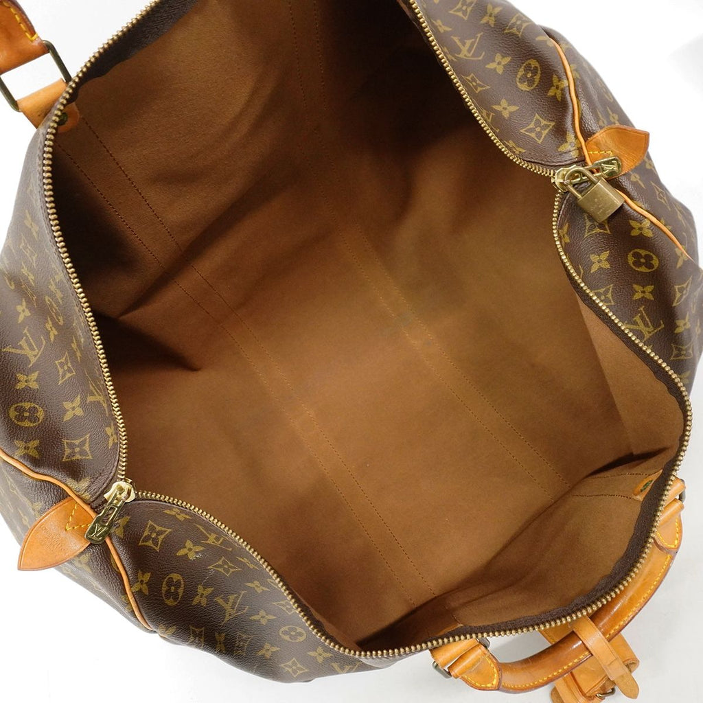 Louis Vuitton Boston Bag Monogram Keepall 60 Brown — view 4