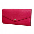 Louis Vuitton Wallet Epi Portefeuille Sarah Hot Pink