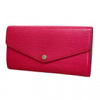 Louis Vuitton Wallet Epi Portefeuille Sarah Hot Pink