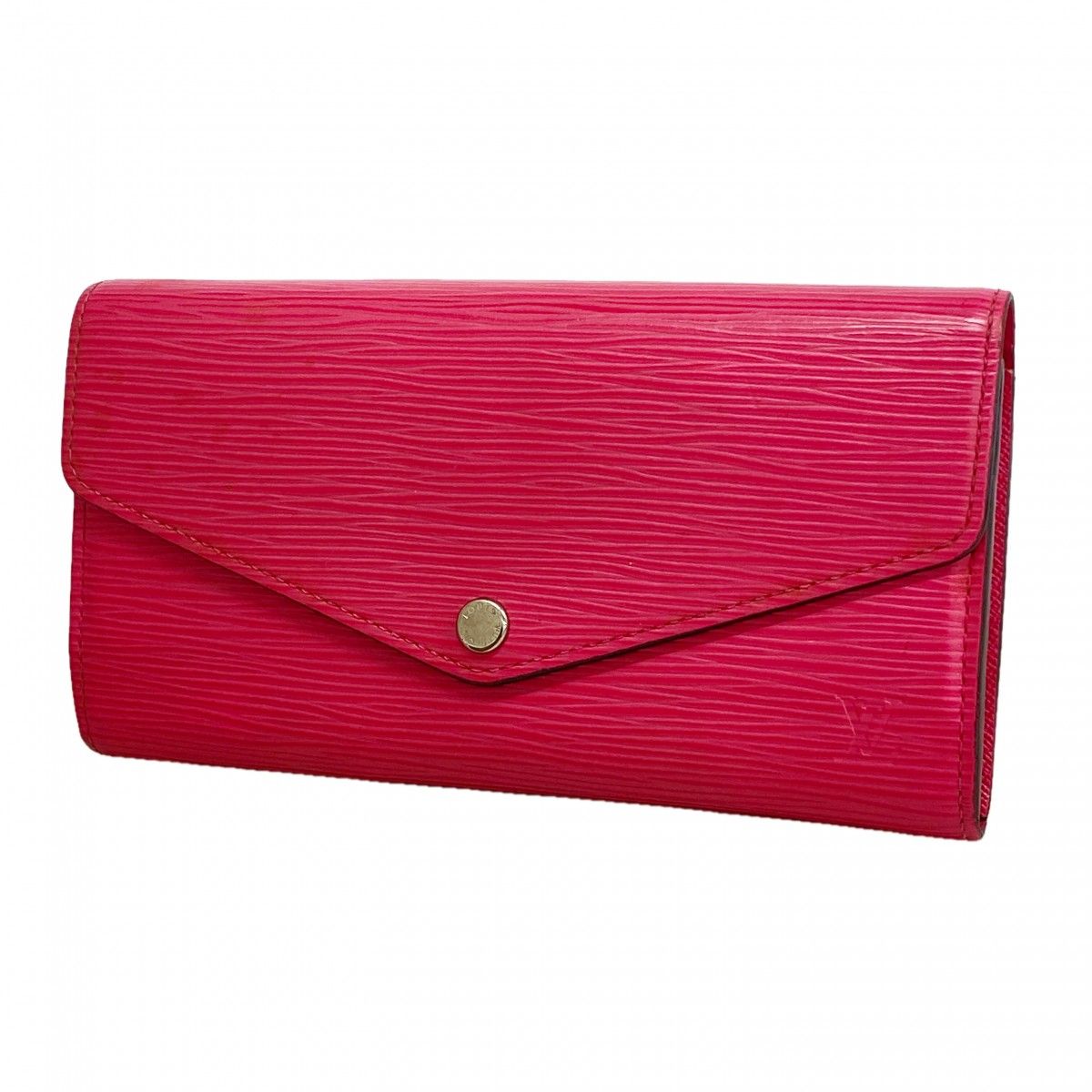 Louis Vuitton Wallet Epi Portefeuille Sarah Hot Pink