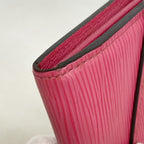 Louis Vuitton Wallet Epi Portefeuille Sarah Hot Pink — view 6