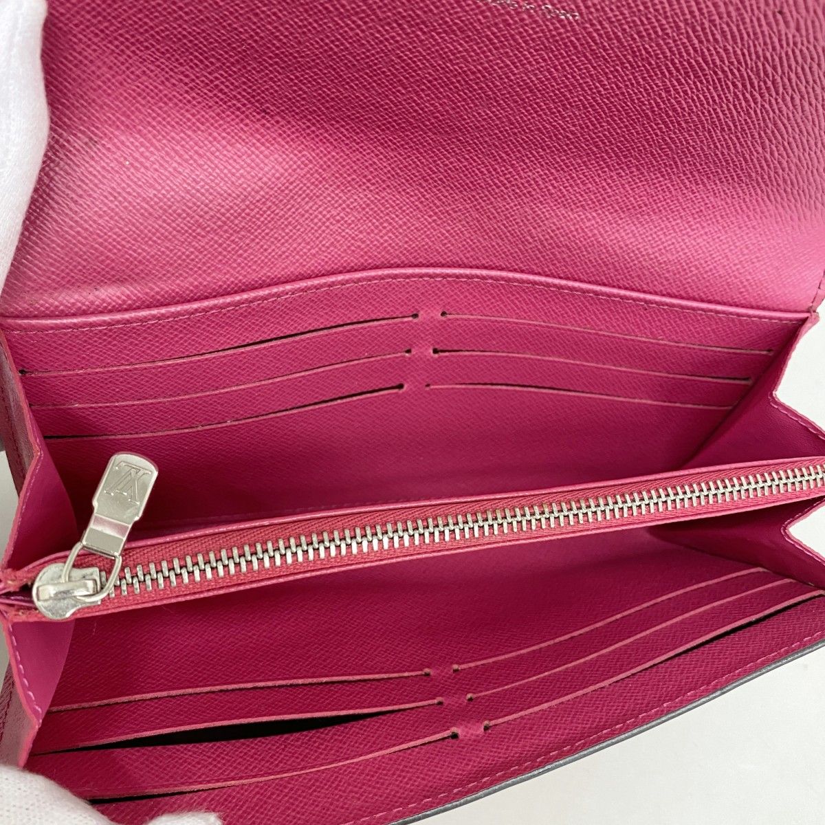 Louis Vuitton Wallet Epi Portefeuille Sarah Hot Pink — view 3
