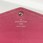 Louis Vuitton Wallet Epi Portefeuille Sarah Hot Pink — view 4