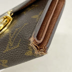 Louis Vuitton Trifold Wallet Monogram Portefeuille Koala Brown — view 5