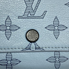 Louis Vuitton Trifold Wallet Monogram Shadow Victor Blue — view 7