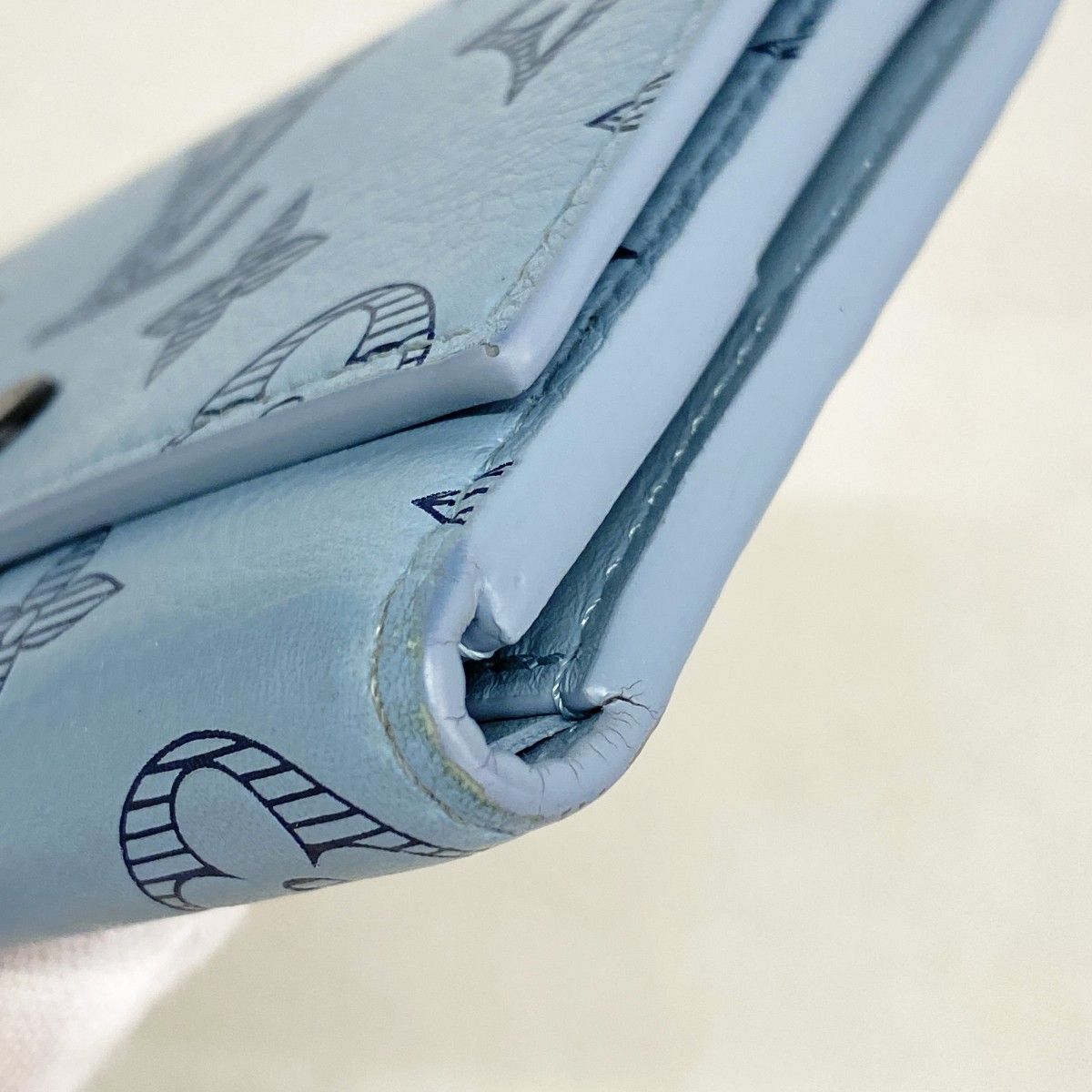 Louis Vuitton Trifold Wallet Monogram Shadow Victor Blue — view 5