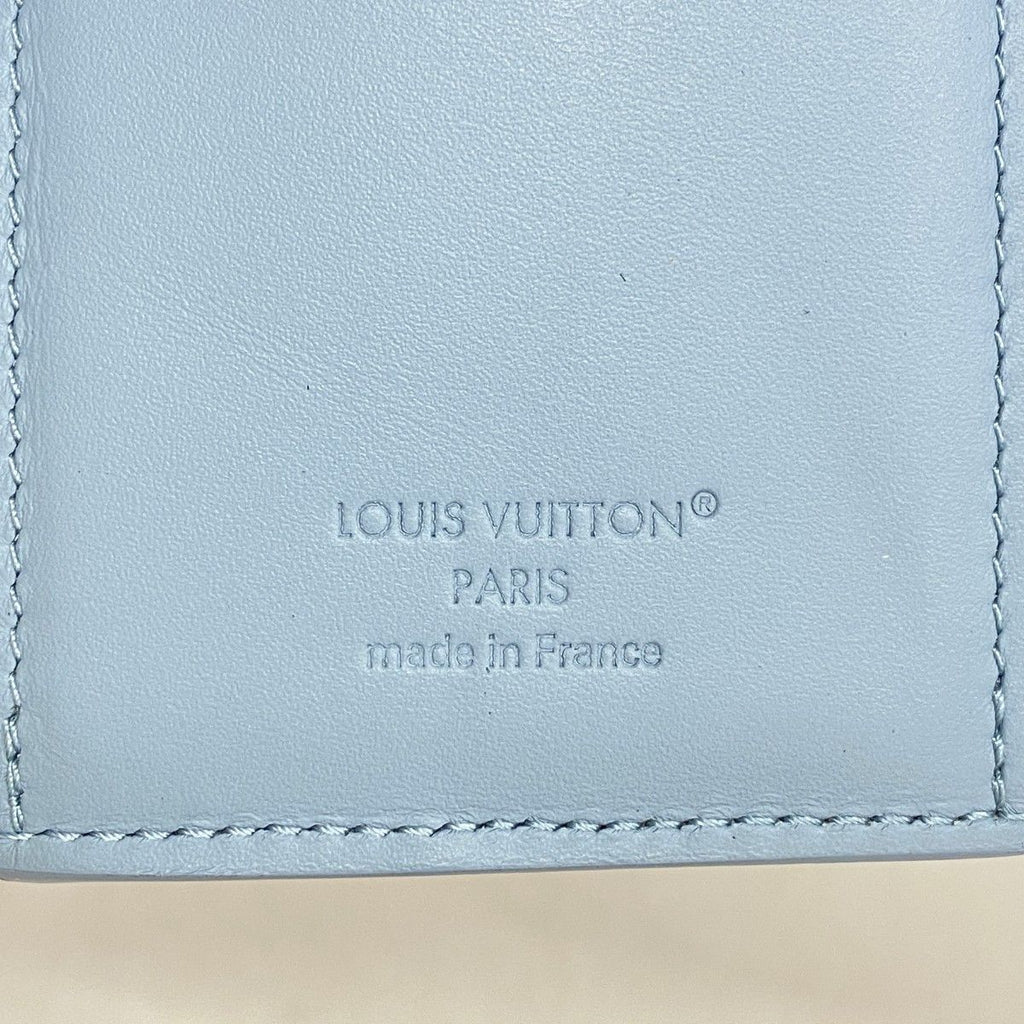 Louis Vuitton Trifold Wallet Monogram Shadow Victor Blue — view 4